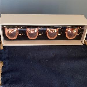 Moscow Mule Shot Mugs (4) in box never used.